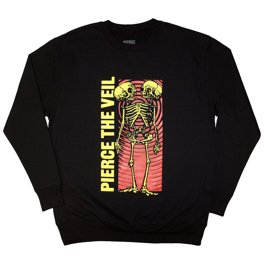 Pierce The Veil - Wavy Skeleton Sweater/trui - Zwart